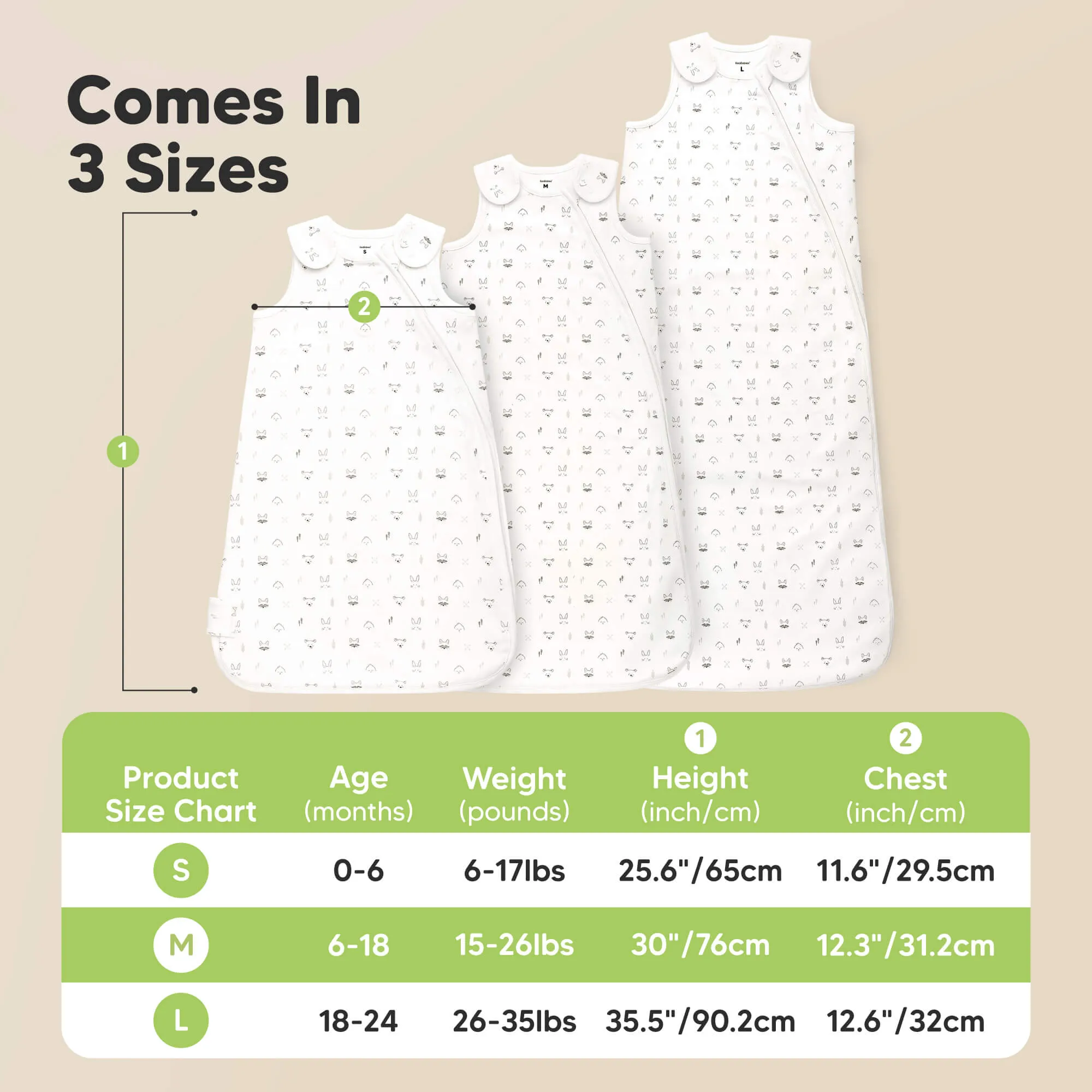 2-Pack Soothe Sleep Sacks