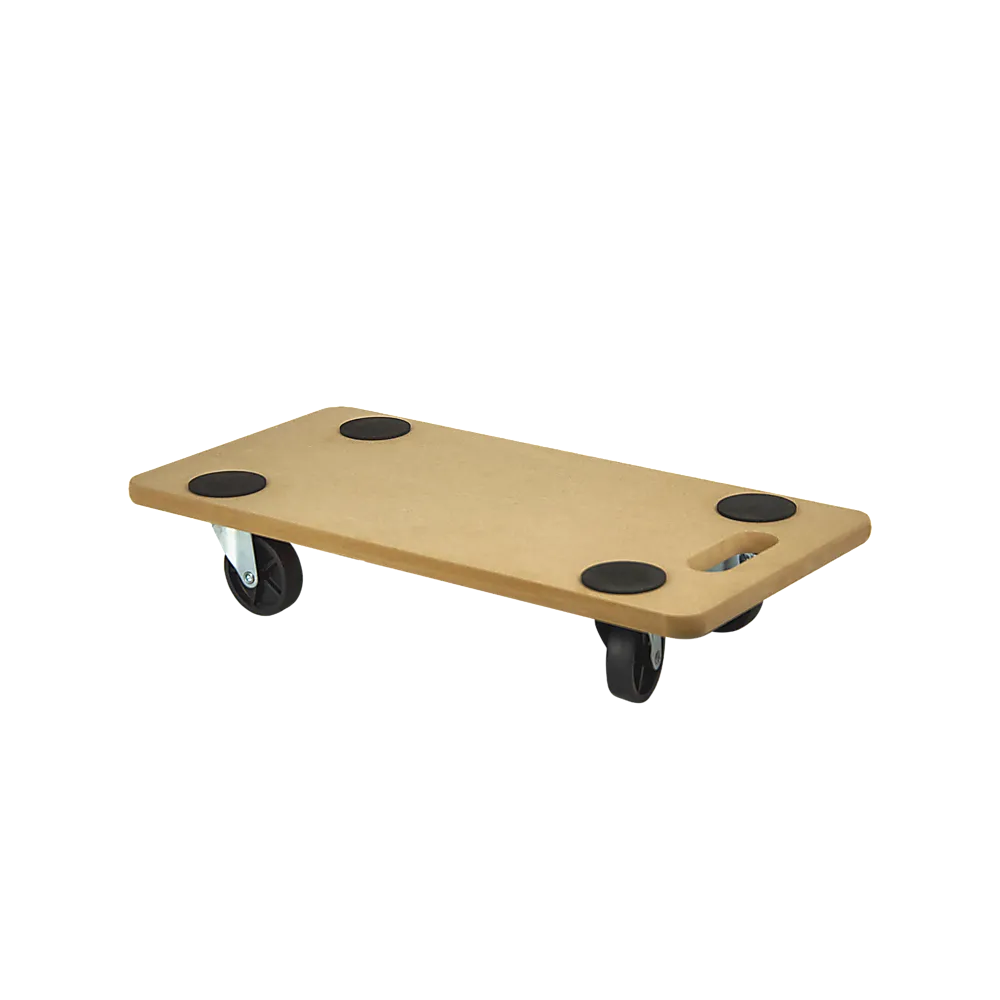 200kg Heavy Duty Hand Dolly Furniture Wooden Trolley Cart Moving Platform Mover