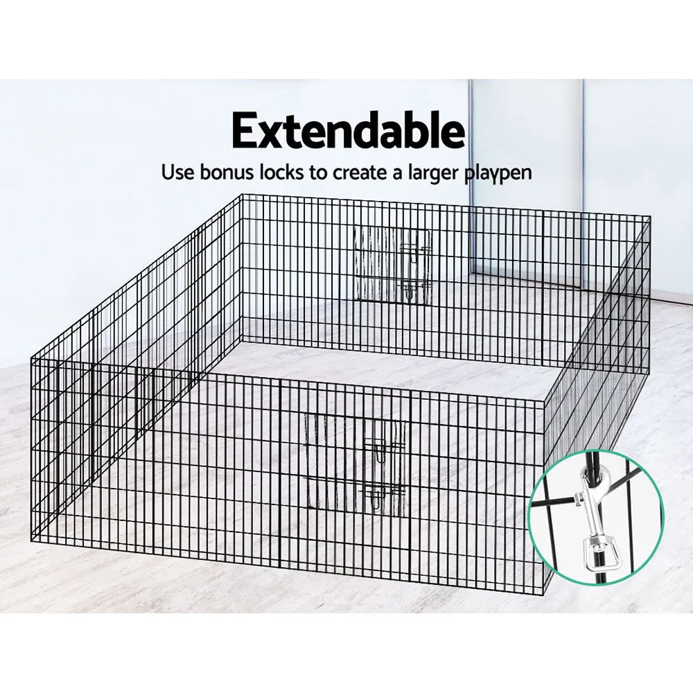2x36" 8 Panel Dog Playpen | Pet Fence Exercise Cage Enclosure Play Pen