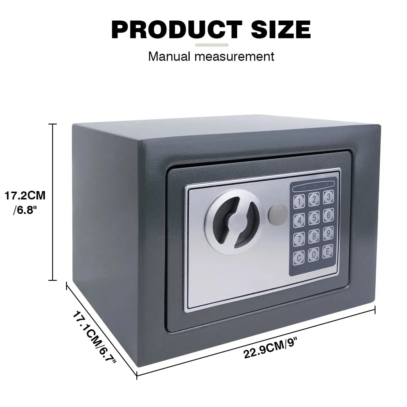 4.6L Digital Combination Safe: Secure Your Valuables