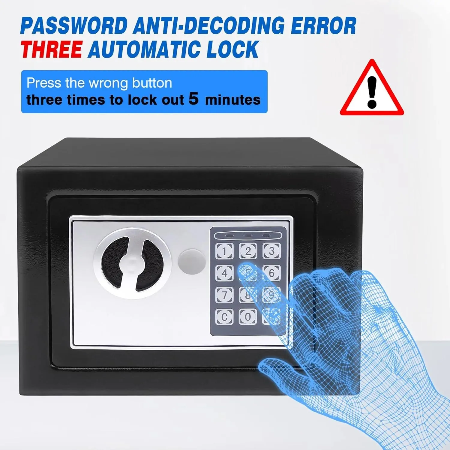 4.6L Digital Combination Safe: Secure Your Valuables