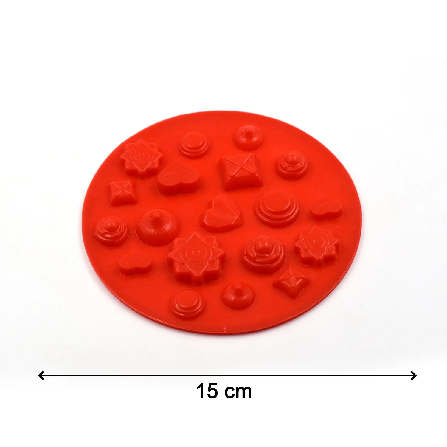 4737 19 Cavity Mix Shape Chocolate Mould (1Pc Only)