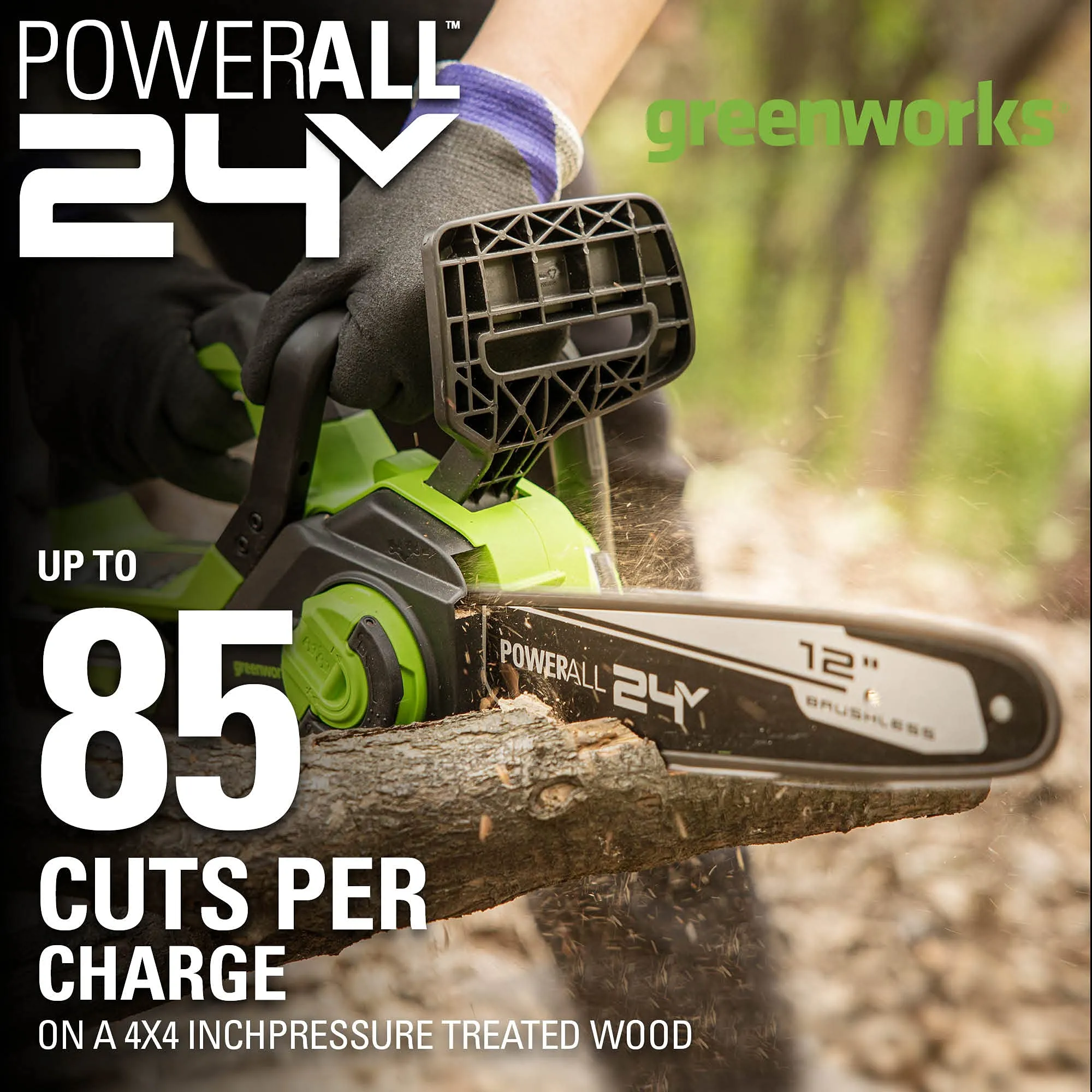 48V (2x24V) 20" Cordless Battery Push Mower 5PC Combo Kit w/ (2) 4.0Ah Batteries & Dual Port Chargers