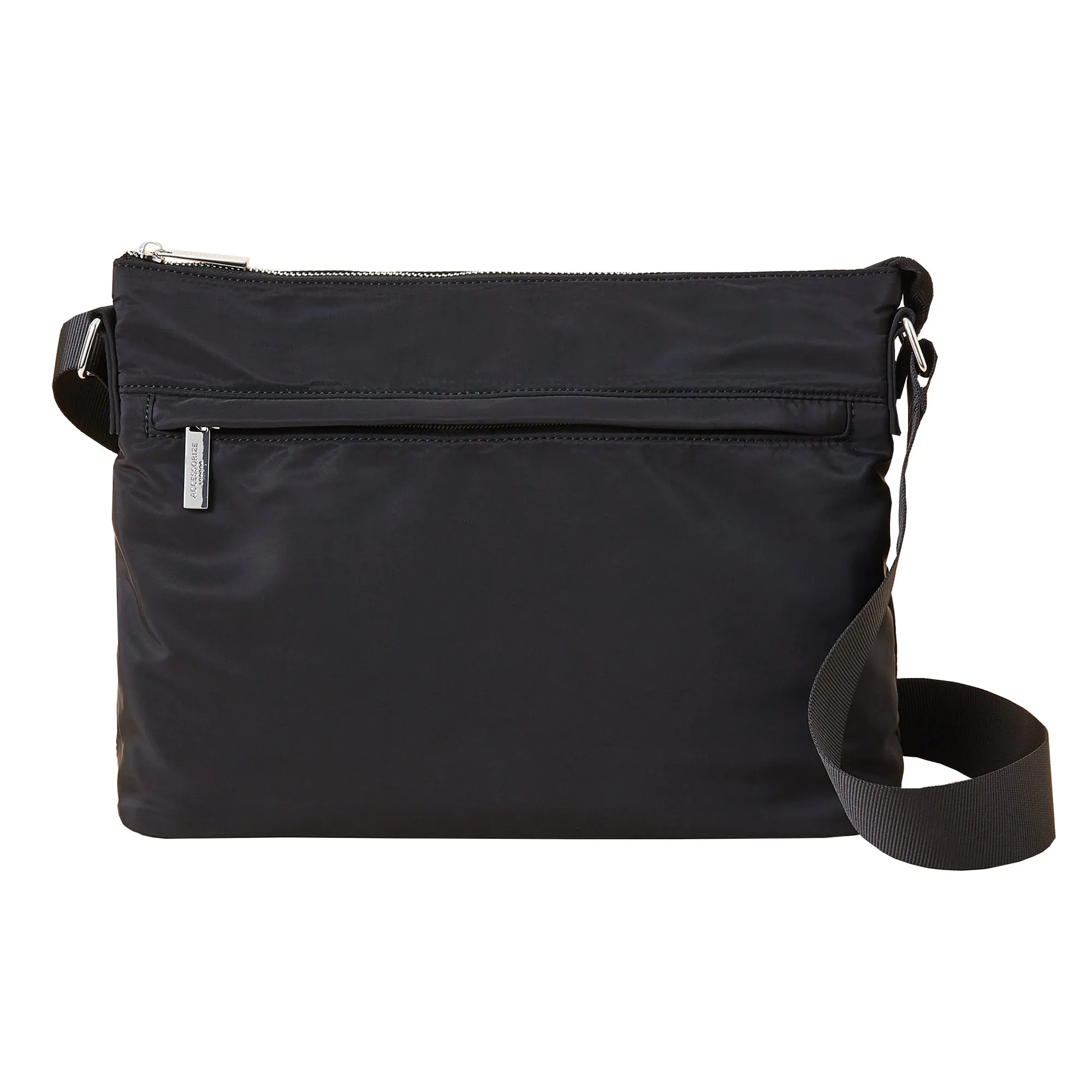 Accessorize London Women's Recycled nylon pocket crossbody