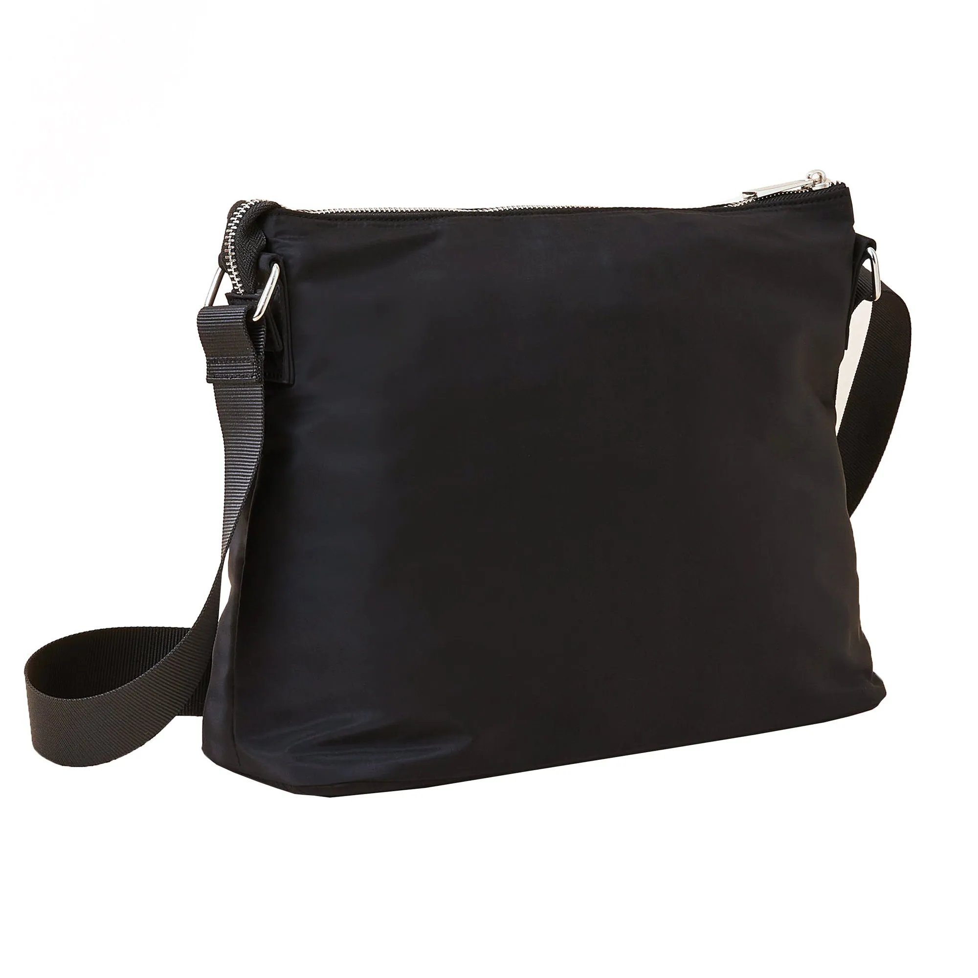 Accessorize London Women's Recycled nylon pocket crossbody