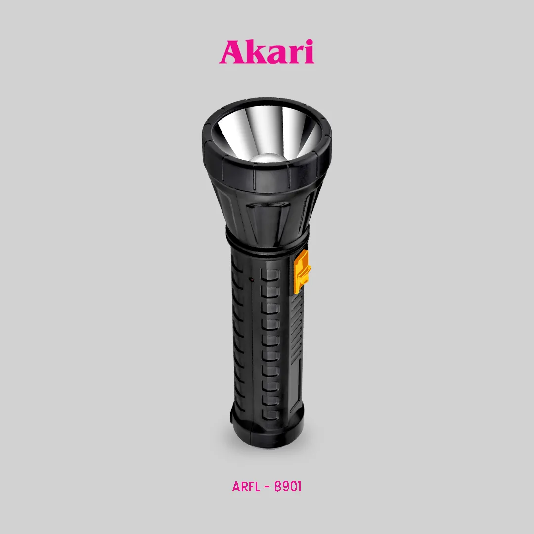 Akari Rechargeable Flashlight 1 Watts (ARFL-8901)