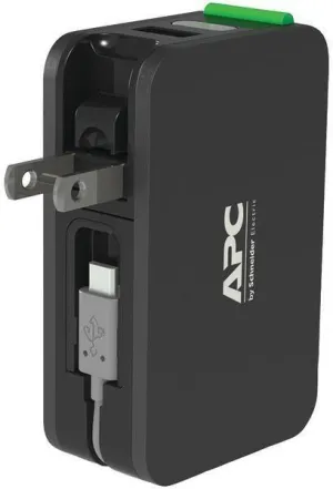 APC M3PMBK 3,400mAh All-in-1 M3PMBK Mobile Power Pack Power Bank