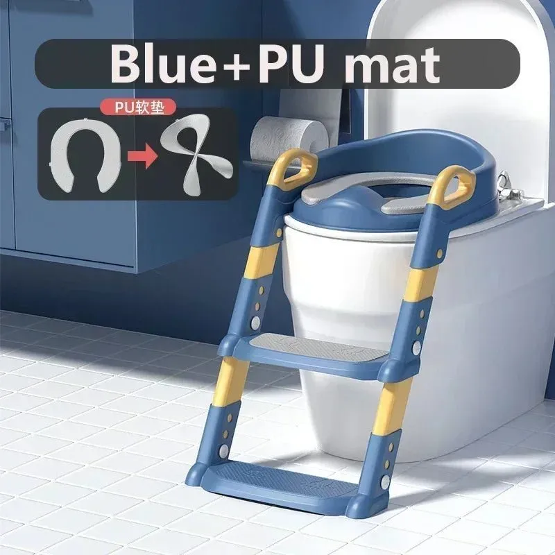 Baby Toilet Training Step Stool – Folding Potty Seat for Boys and Girls