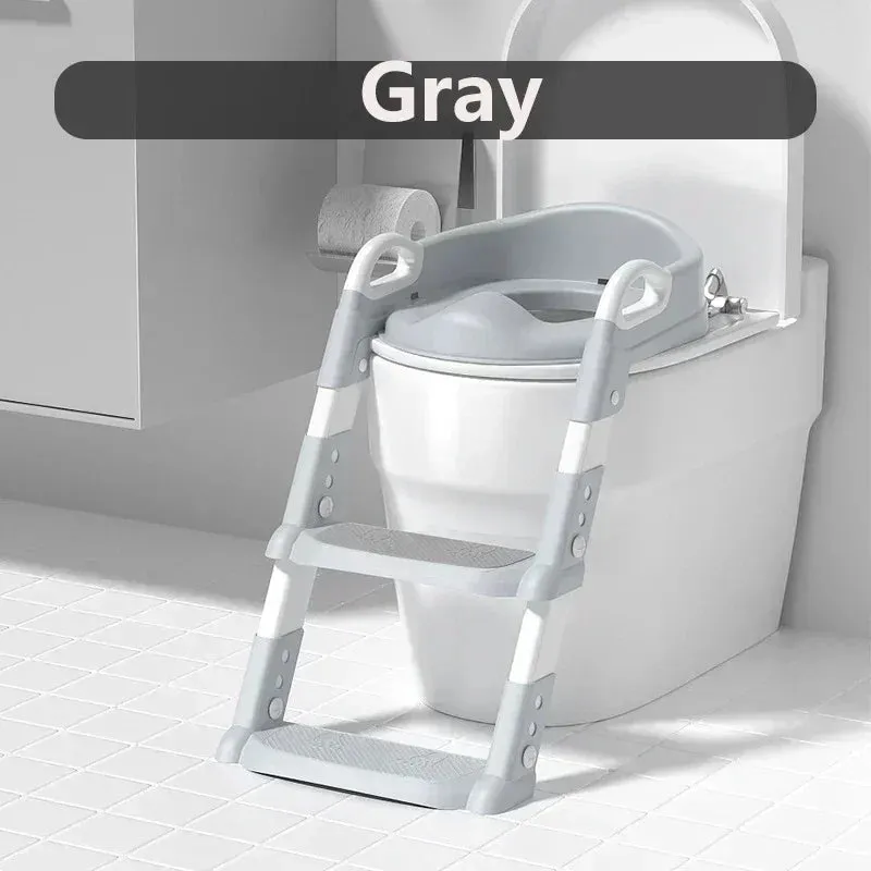 Baby Toilet Training Step Stool – Folding Potty Seat for Boys and Girls
