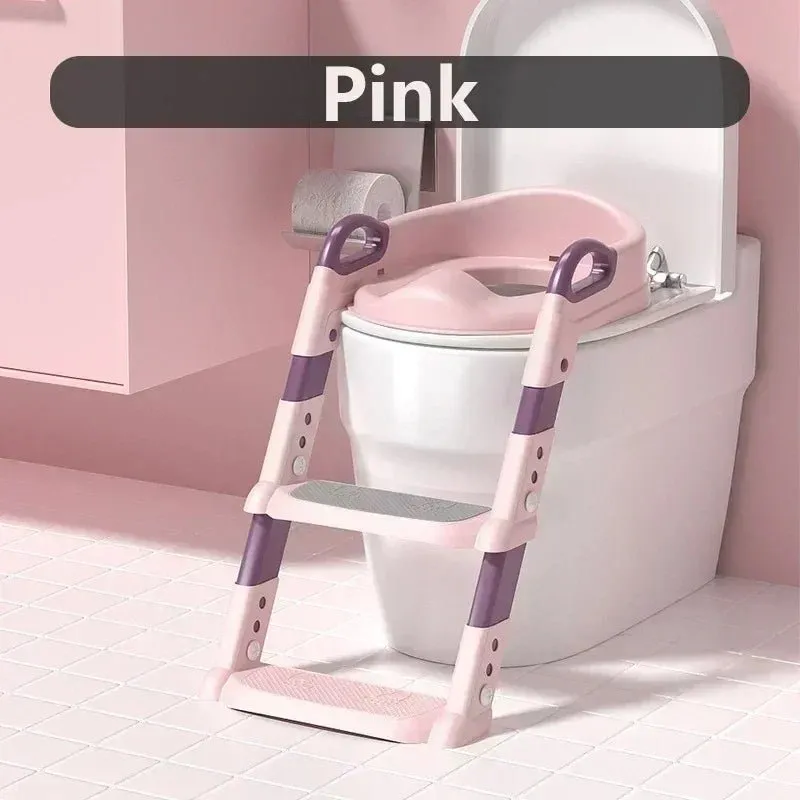 Baby Toilet Training Step Stool – Folding Potty Seat for Boys and Girls