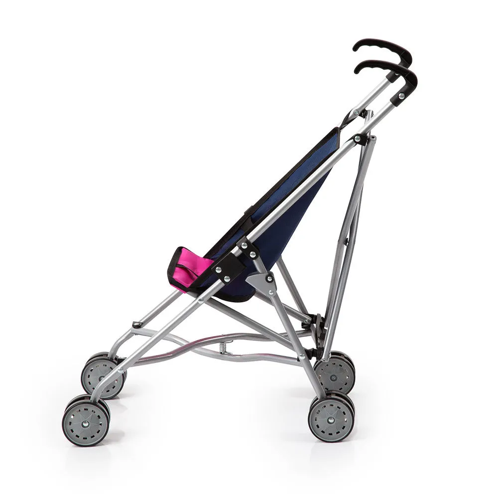 Bayer Deluxe Doll Stroller with Umbrella and Safety Belt