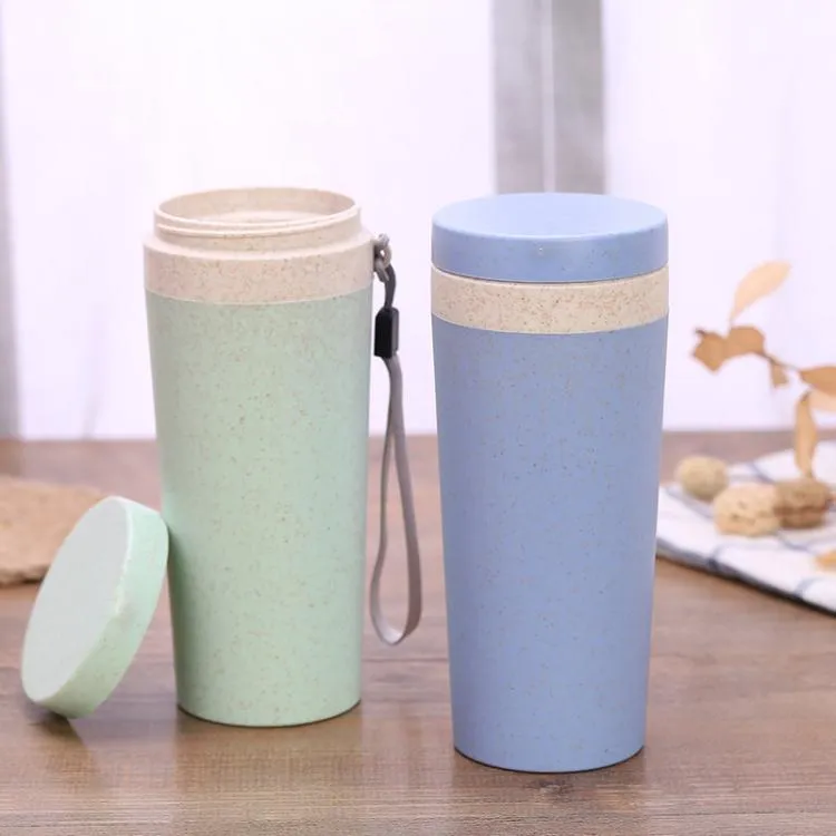 BPA free Eco Friendly Wheat Straw Travel Bottle