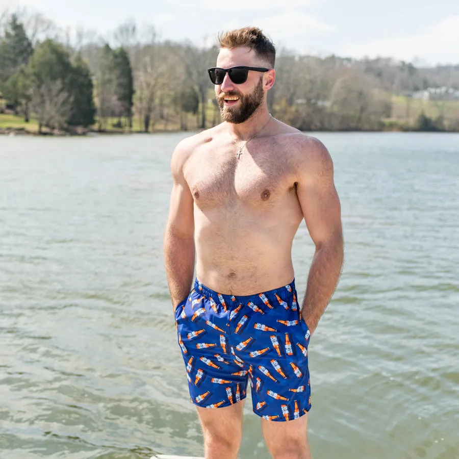Busch Light Bottles Swim Trunks
