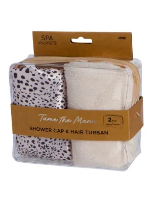 Cap Shower & Hair Turban Cheetah 69226