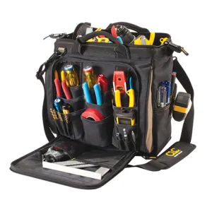 Custom Leathercraft 13″ Multi-Compartment Tool Carrier