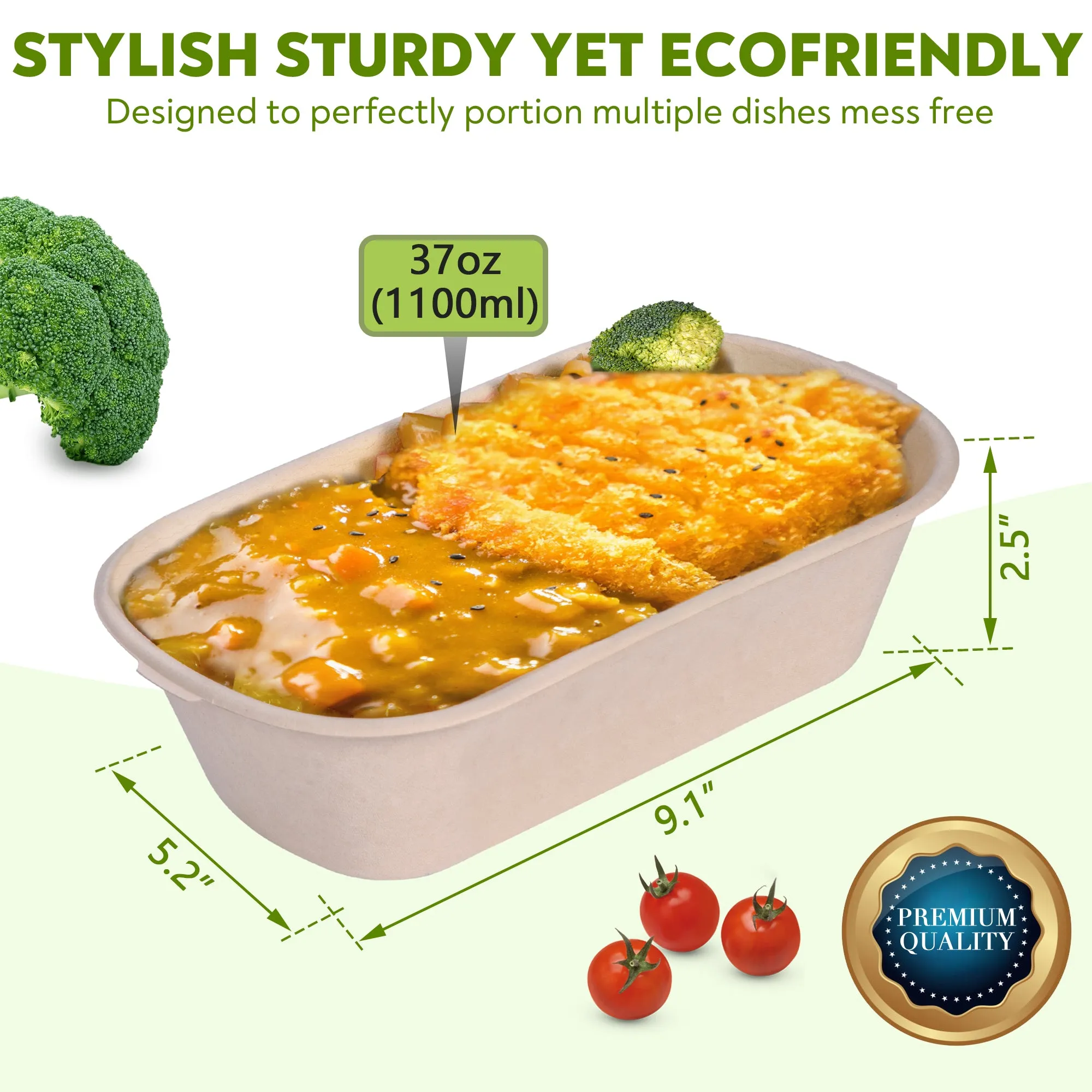 Disposable Meal Prep Container 37oz