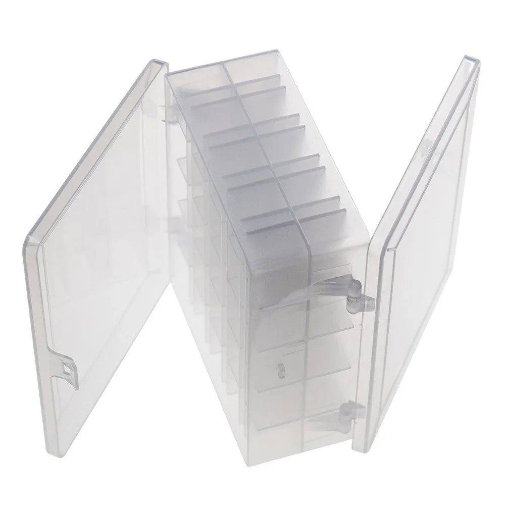 Double Sided Bobbin Box with 50 Colored Bobbins