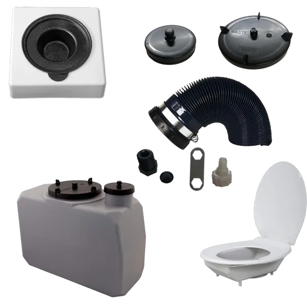 ECO-safe Toilet System Parts