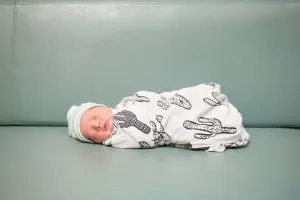 *FINAL SALE* Modern Burlap Organic Cotton Muslin Swaddle