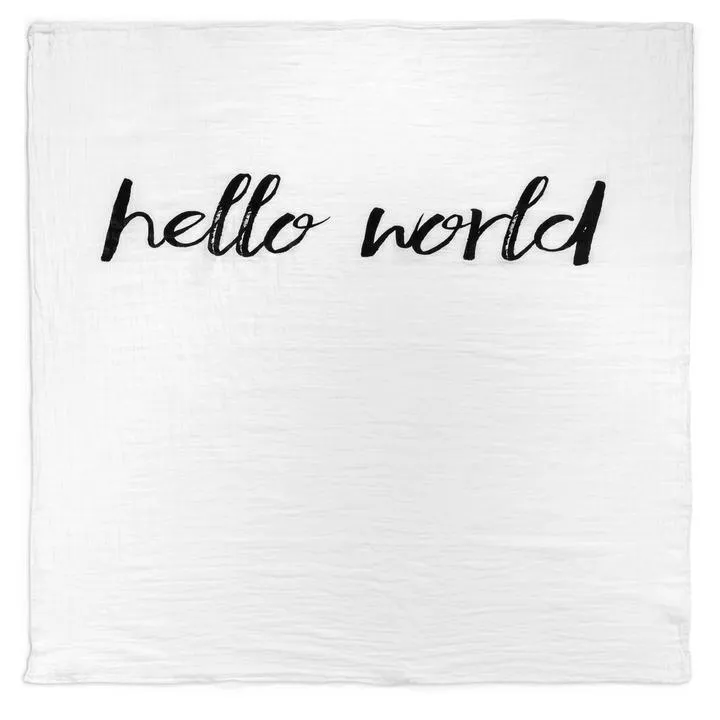 *FINAL SALE* Modern Burlap Organic Cotton Muslin Swaddle