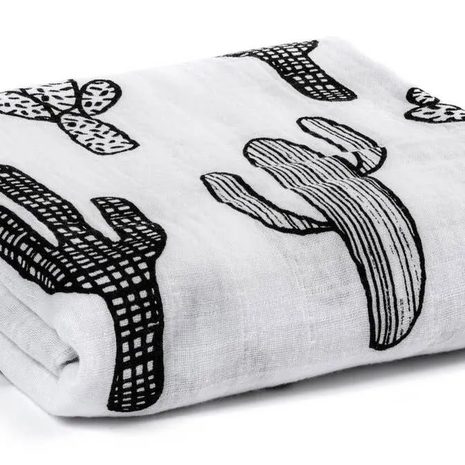 *FINAL SALE* Modern Burlap Organic Cotton Muslin Swaddle
