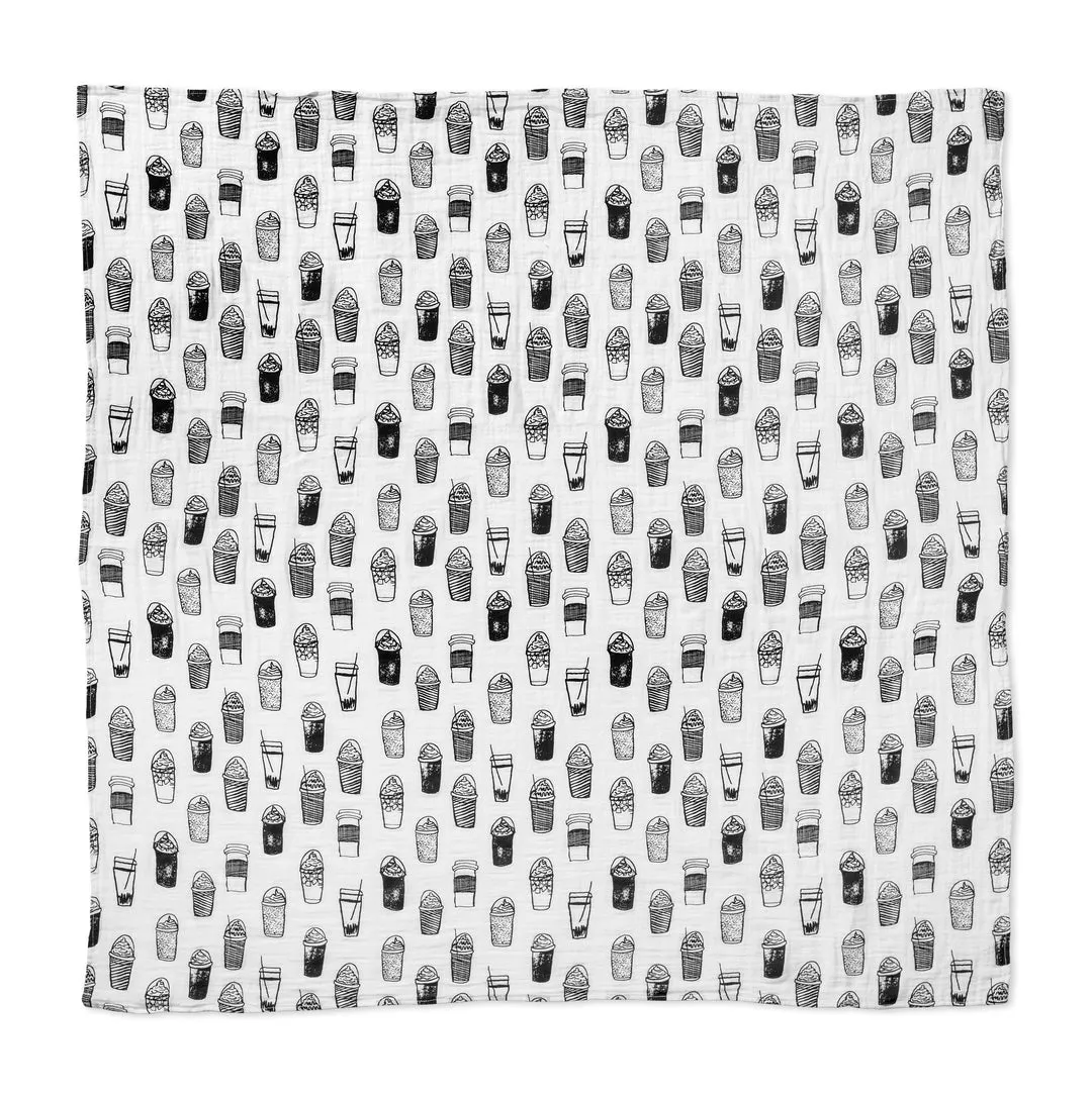 *FINAL SALE* Modern Burlap Organic Cotton Muslin Swaddle