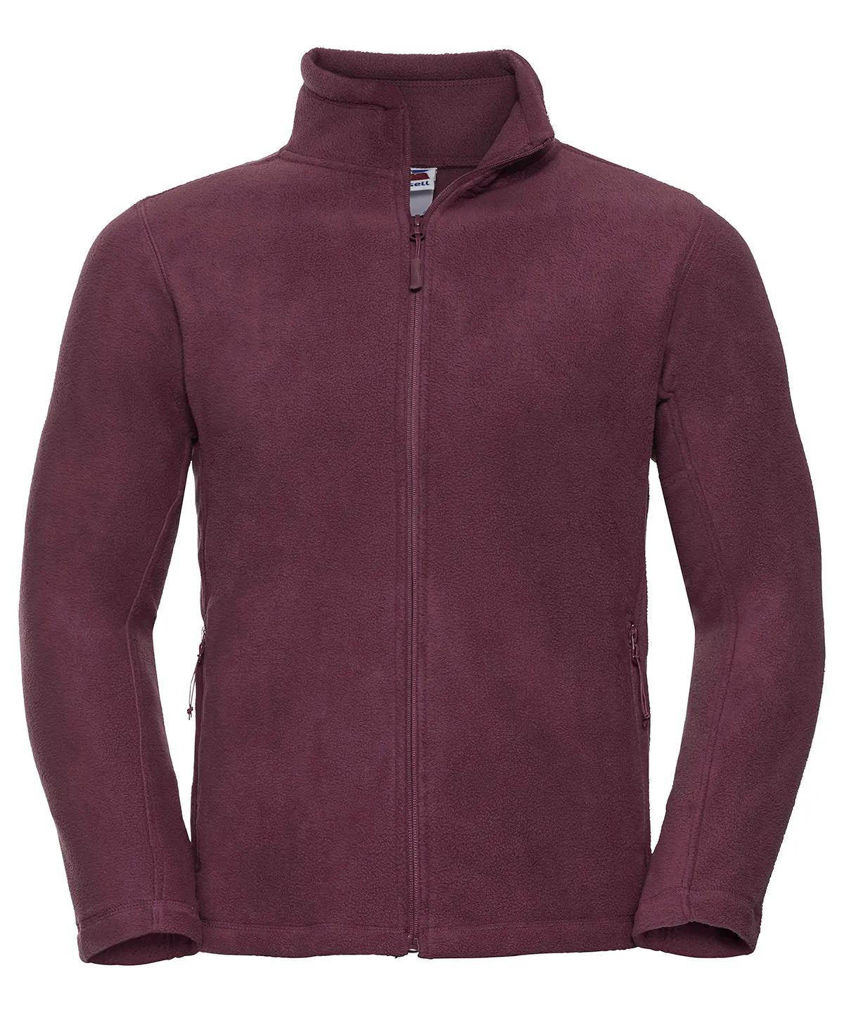 Full-zip outdoor fleece | Burgundy