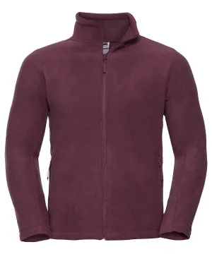 Full-zip outdoor fleece | Burgundy