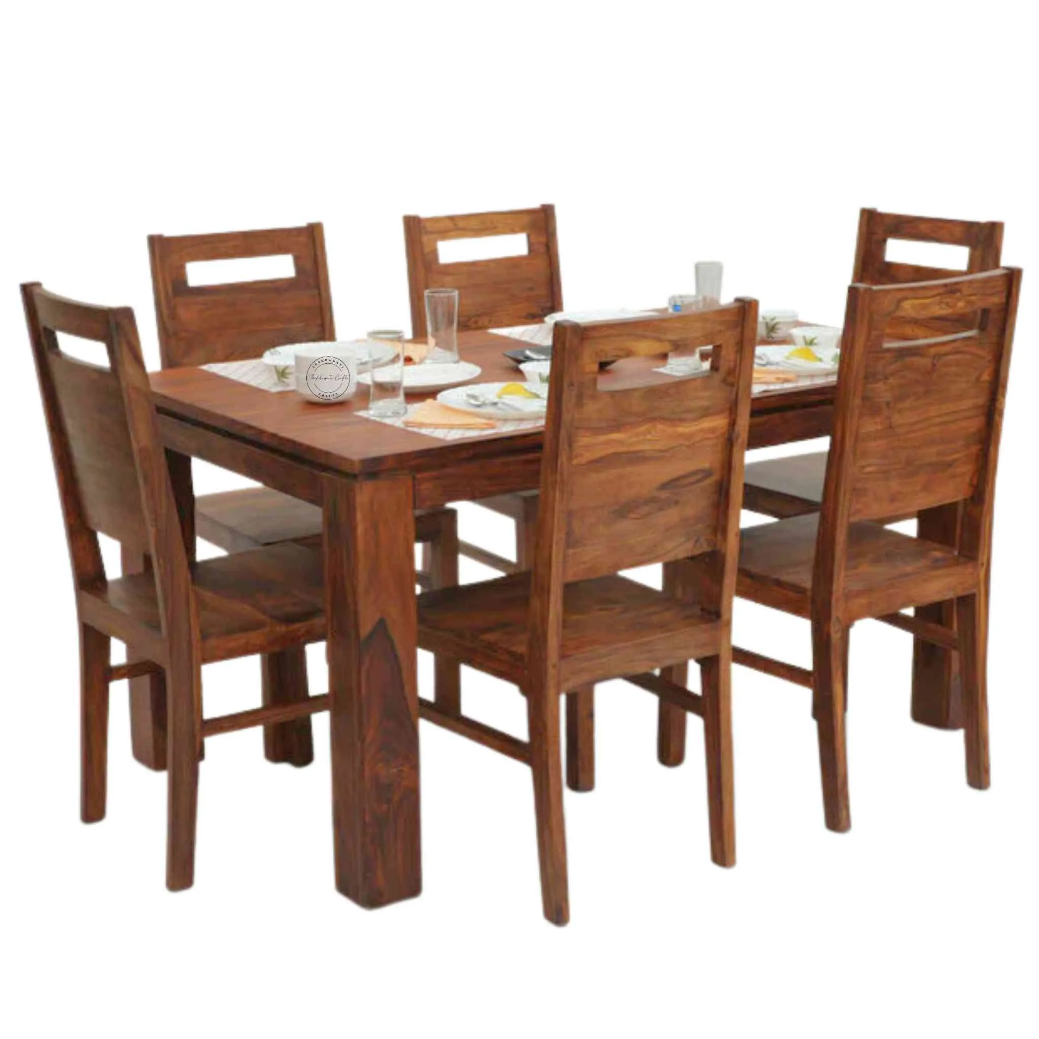 Gautam Dining Set with 6 Chair