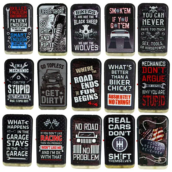 Gear Head Dual Torch Lighter - 15 Pieces Per Retail Ready Display 26076