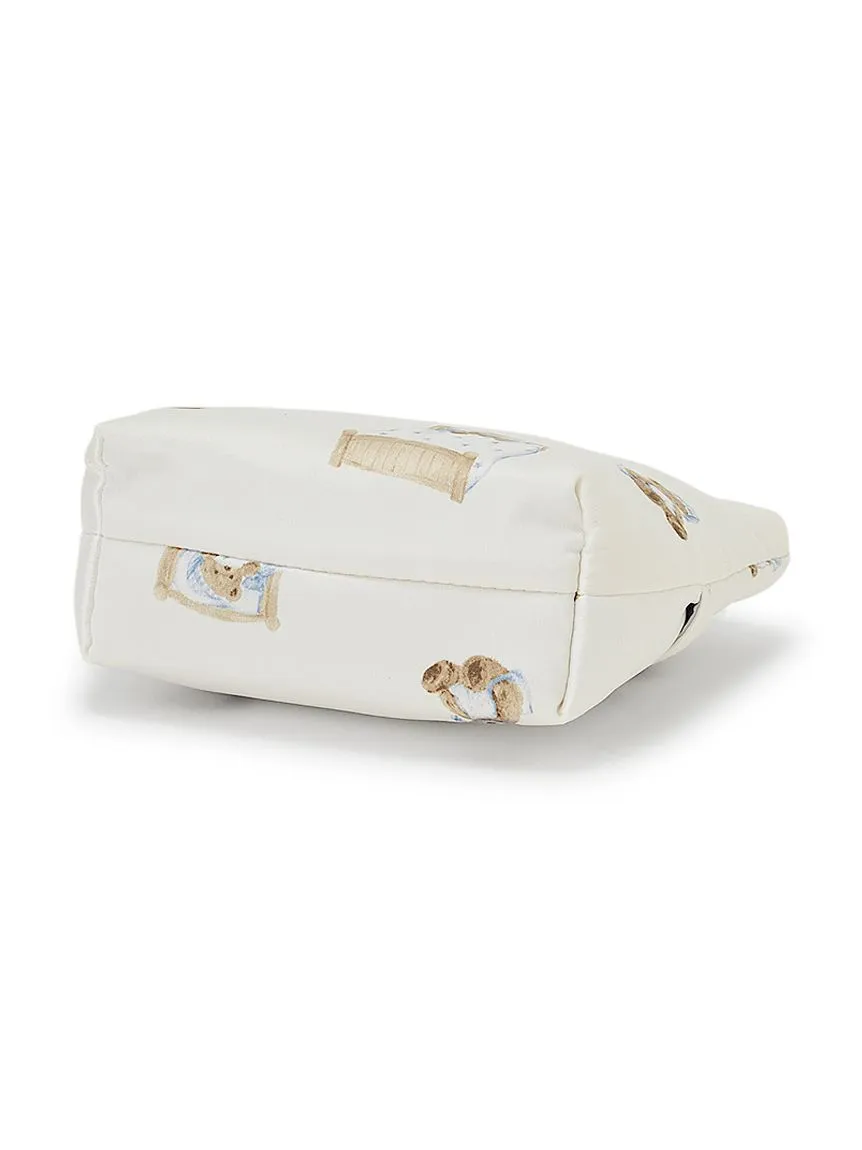 GOOD NIGHT BEAR Motif Pouch