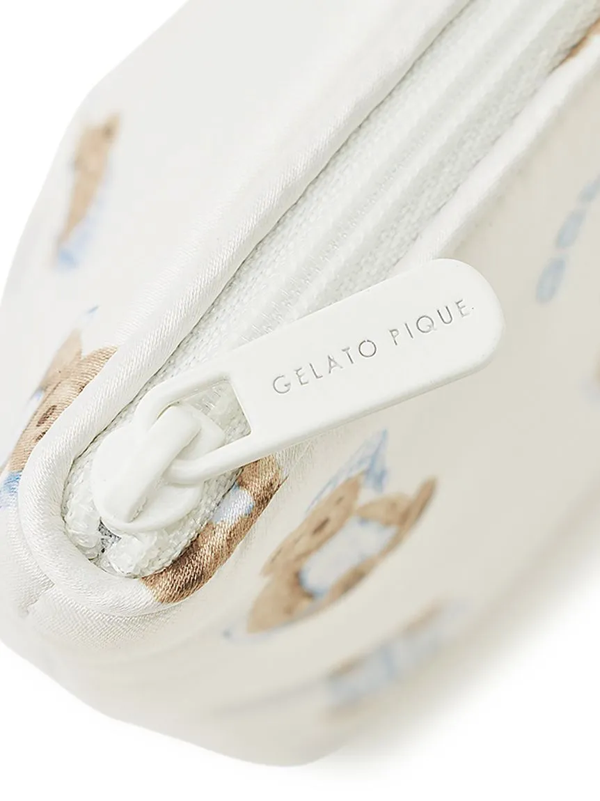 GOOD NIGHT BEAR Motif Pouch