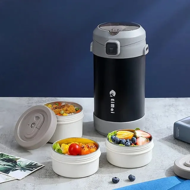 Hot-N-Fresh Stainless Steel Insulated Lunch Box