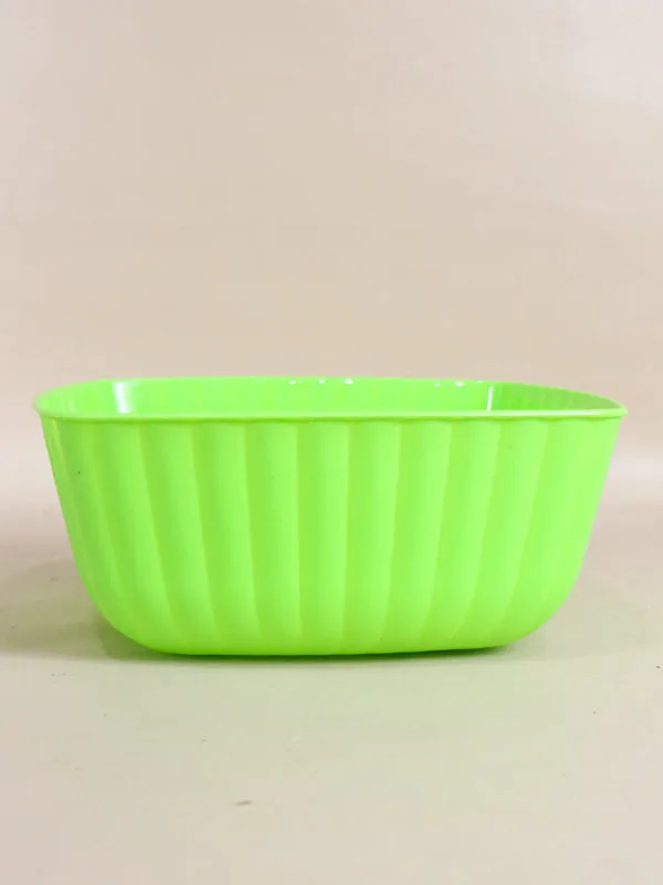 Lime Green Plastic Serving Bowl/Container MB11