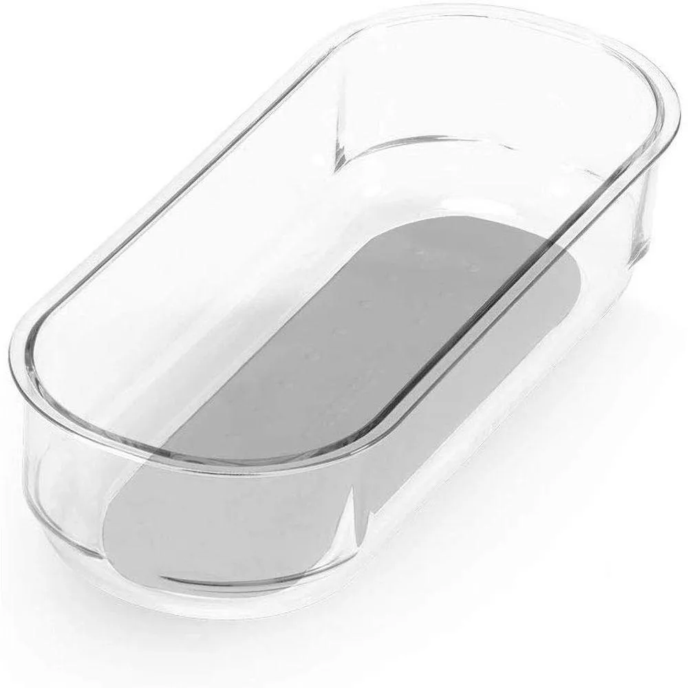 Madesmart Medium Slim Grip Base Drawer Organiser Clear