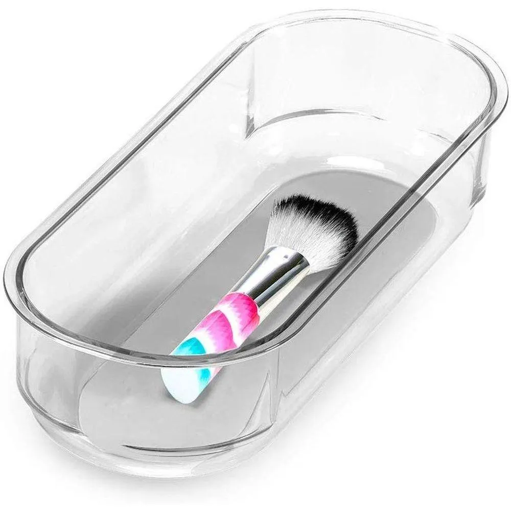 Madesmart Medium Slim Grip Base Drawer Organiser Clear