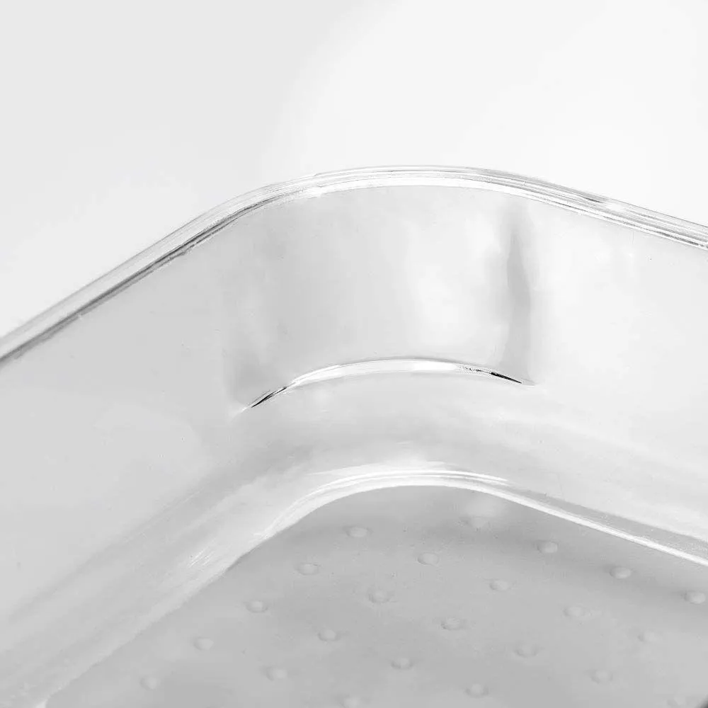 Madesmart Medium Slim Grip Base Drawer Organiser Clear