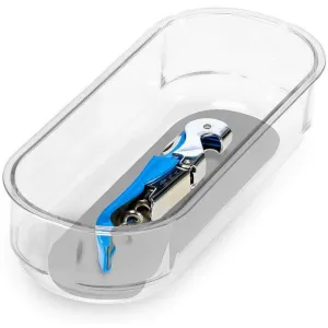 Madesmart Medium Slim Grip Base Drawer Organiser Clear