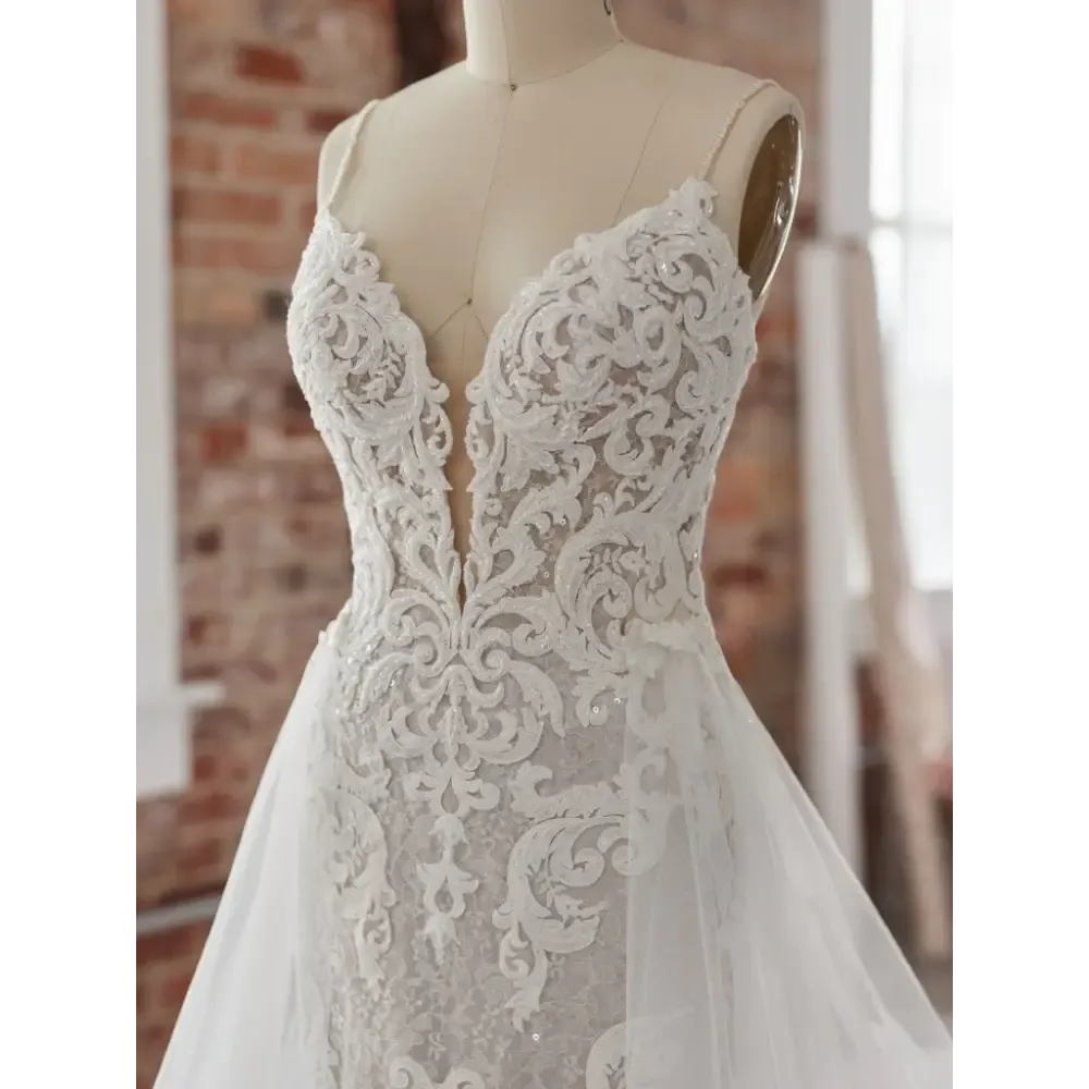 Maggie Sottero Tuscany Royale Detachable Train