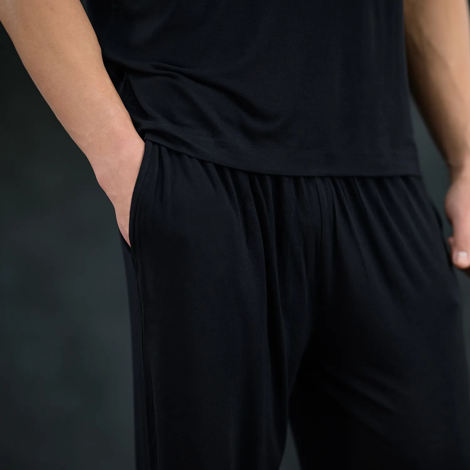 Men's Pajama Set - Pant   Shirt (Onyx)