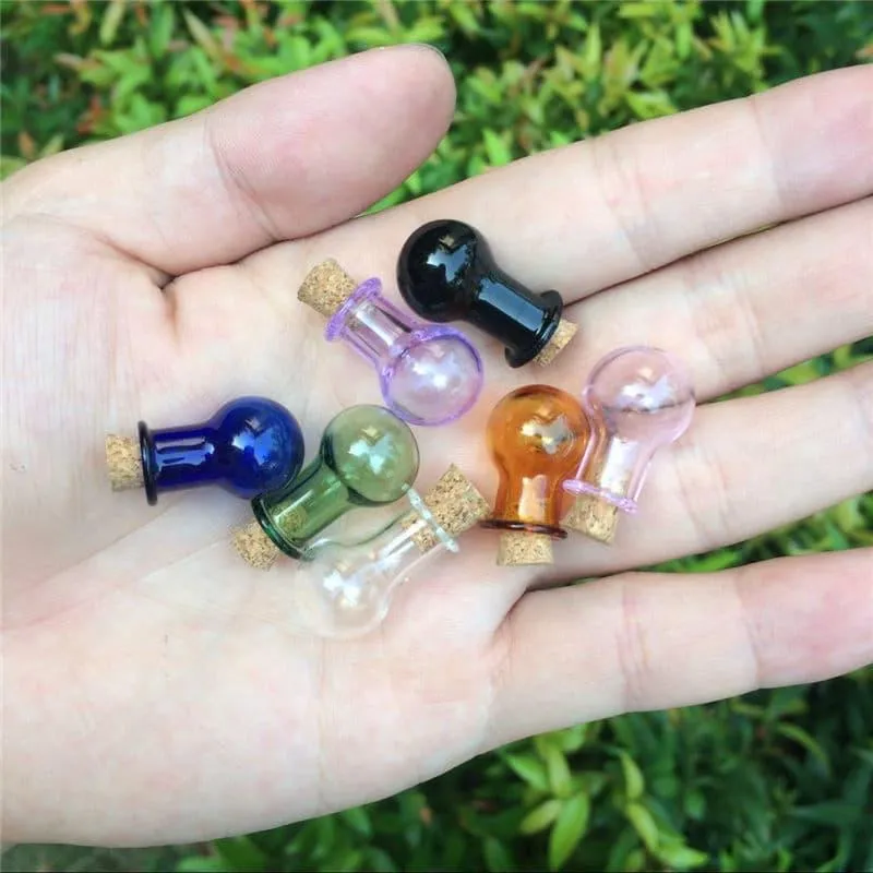 Mini Glass Bottles in Ball Shape