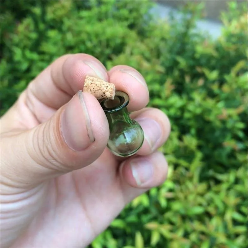 Mini Glass Bottles in Ball Shape