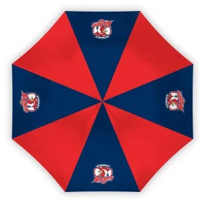 NRL Compact Umbrella - Sydney Roosters - Rain - Glovebox - 60cm Length W17cm