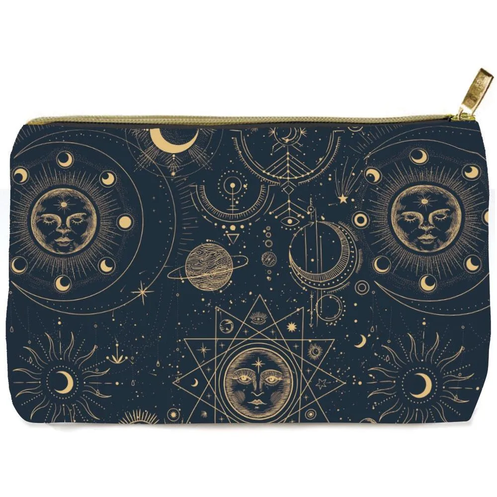 Paper House Zippered Pouch 9"X6.5" - Celestial*