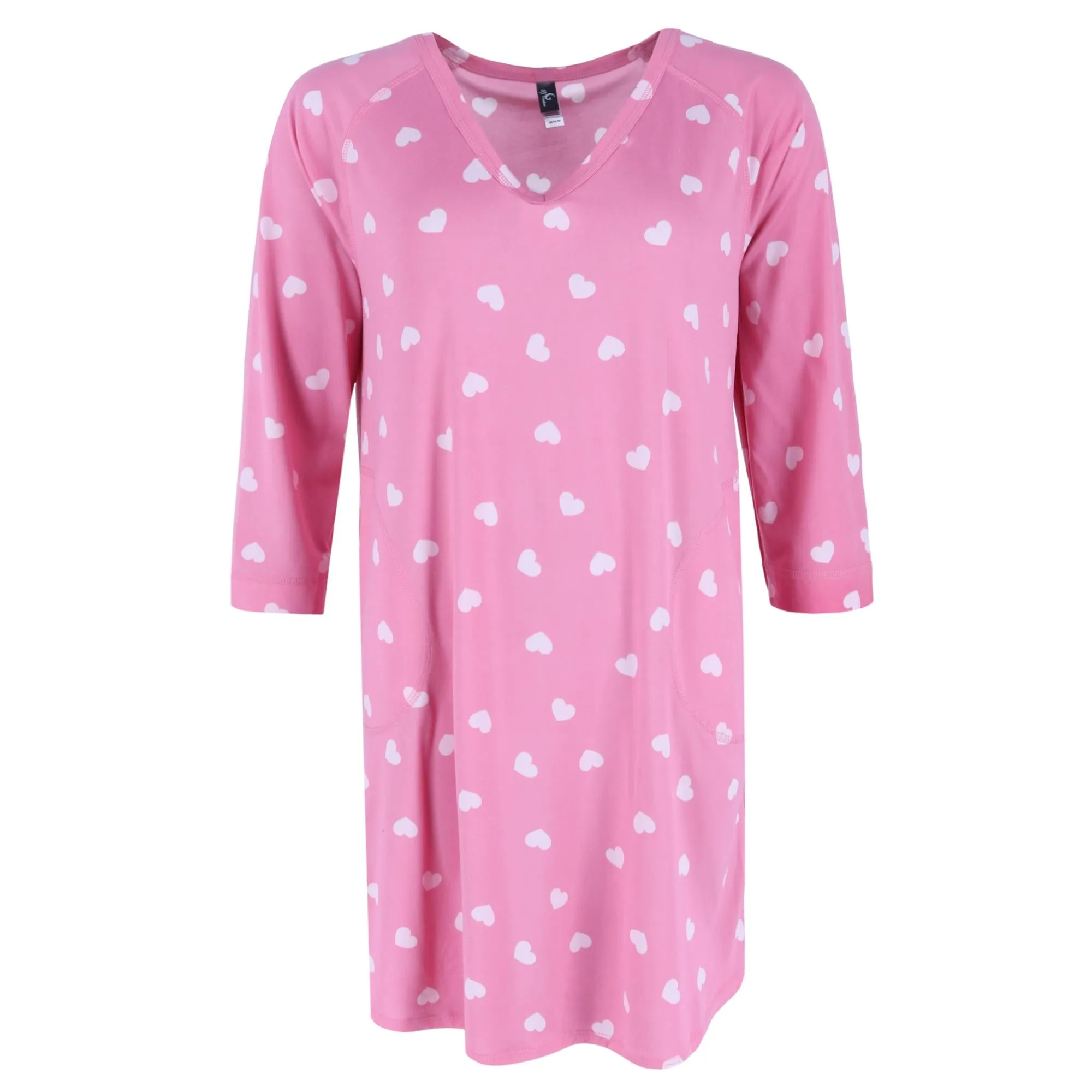 PJ Couture Women's Large Flower Pajama Sleep Shirt