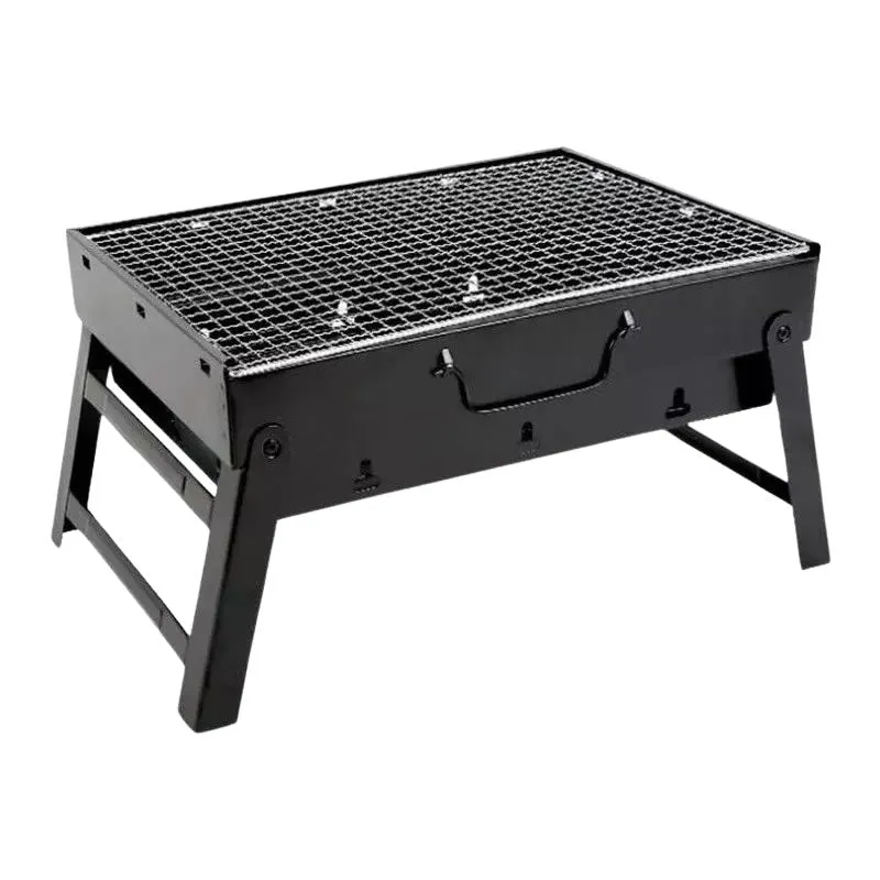 Portable And Foldable Outdoor Charcoal Grill