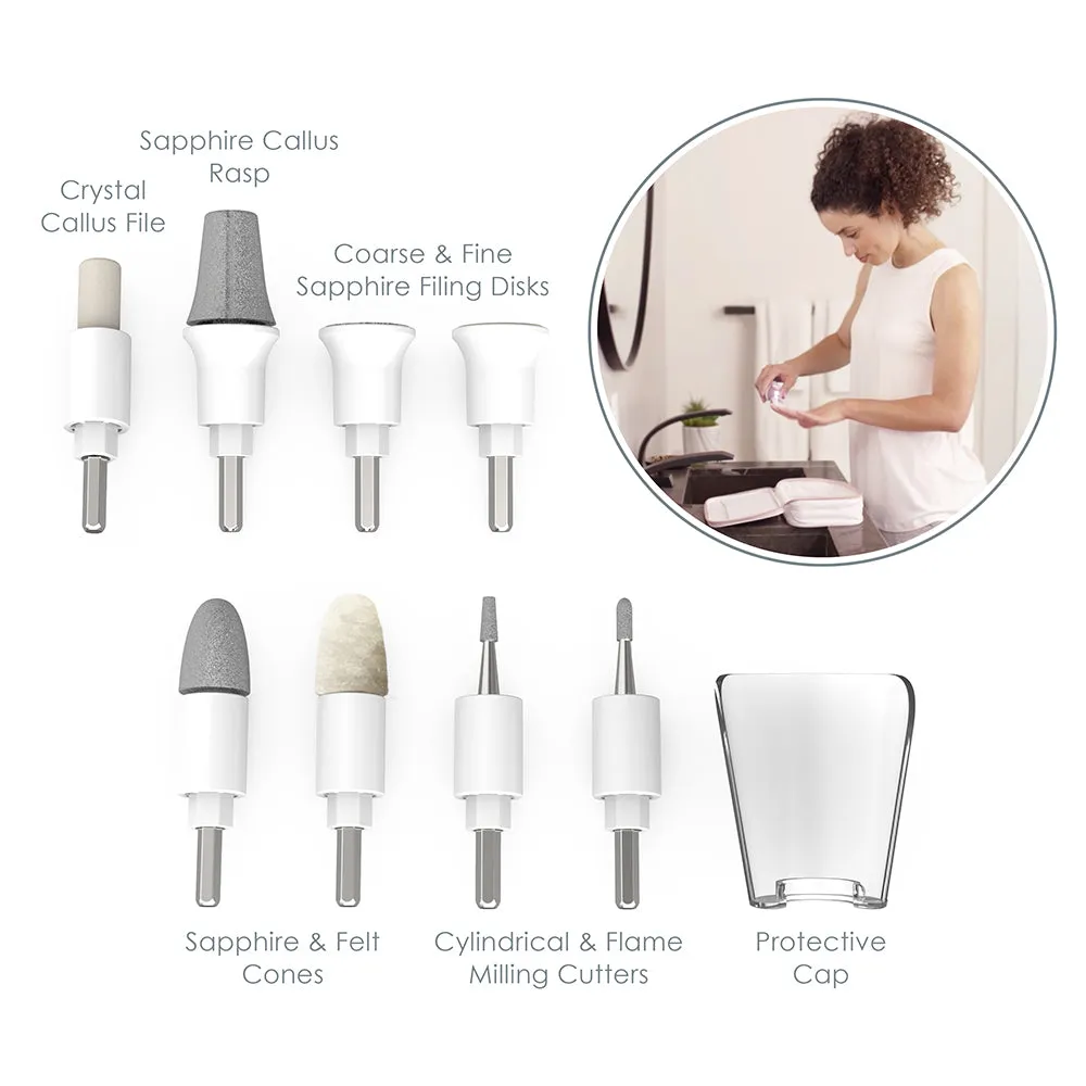 PureNails™ Luxe Rechargeable Manicure Set