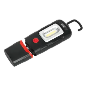 Rechargeable 360¡ Inspection Lamp 3W COB   1W LED Black Lithium-Polymer