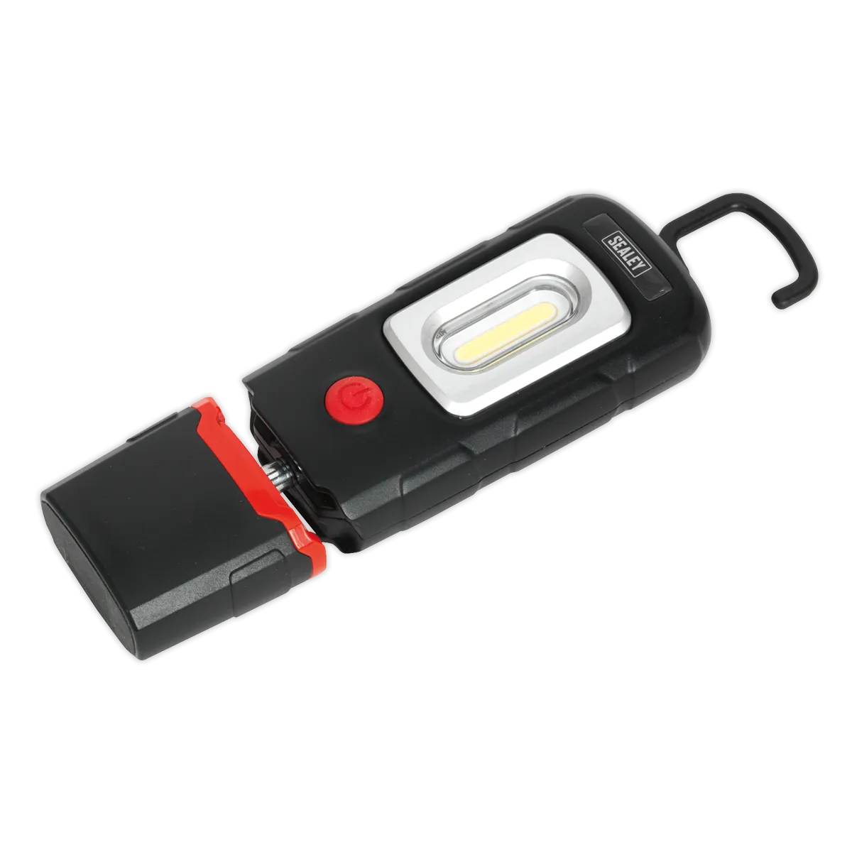 Rechargeable 360¡ Inspection Lamp 3W COB   1W LED Black Lithium-Polymer
