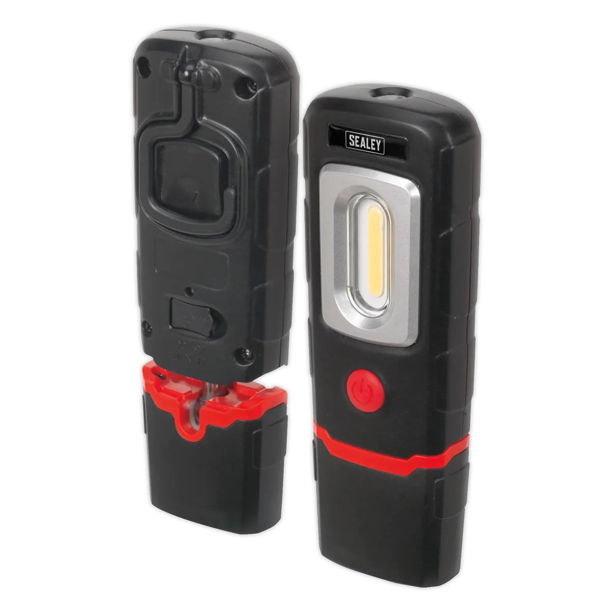 Rechargeable 360¡ Inspection Lamp 3W COB   1W LED Black Lithium-Polymer